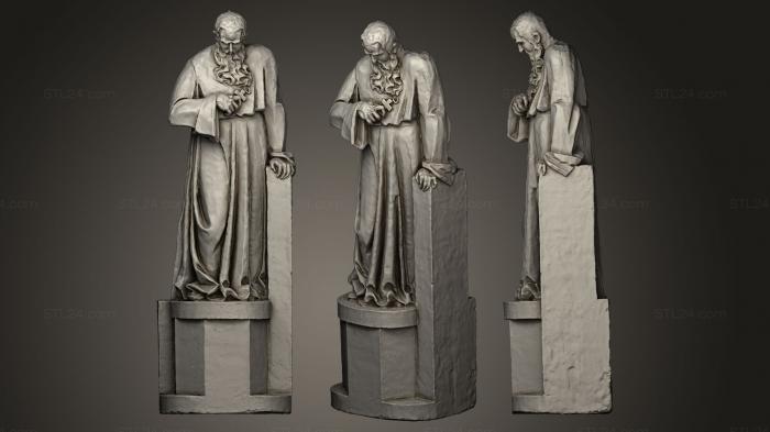 Статуи античные и исторические (Андрей Шептицкий, STKA_0730) 3D модель для ЧПУ станка